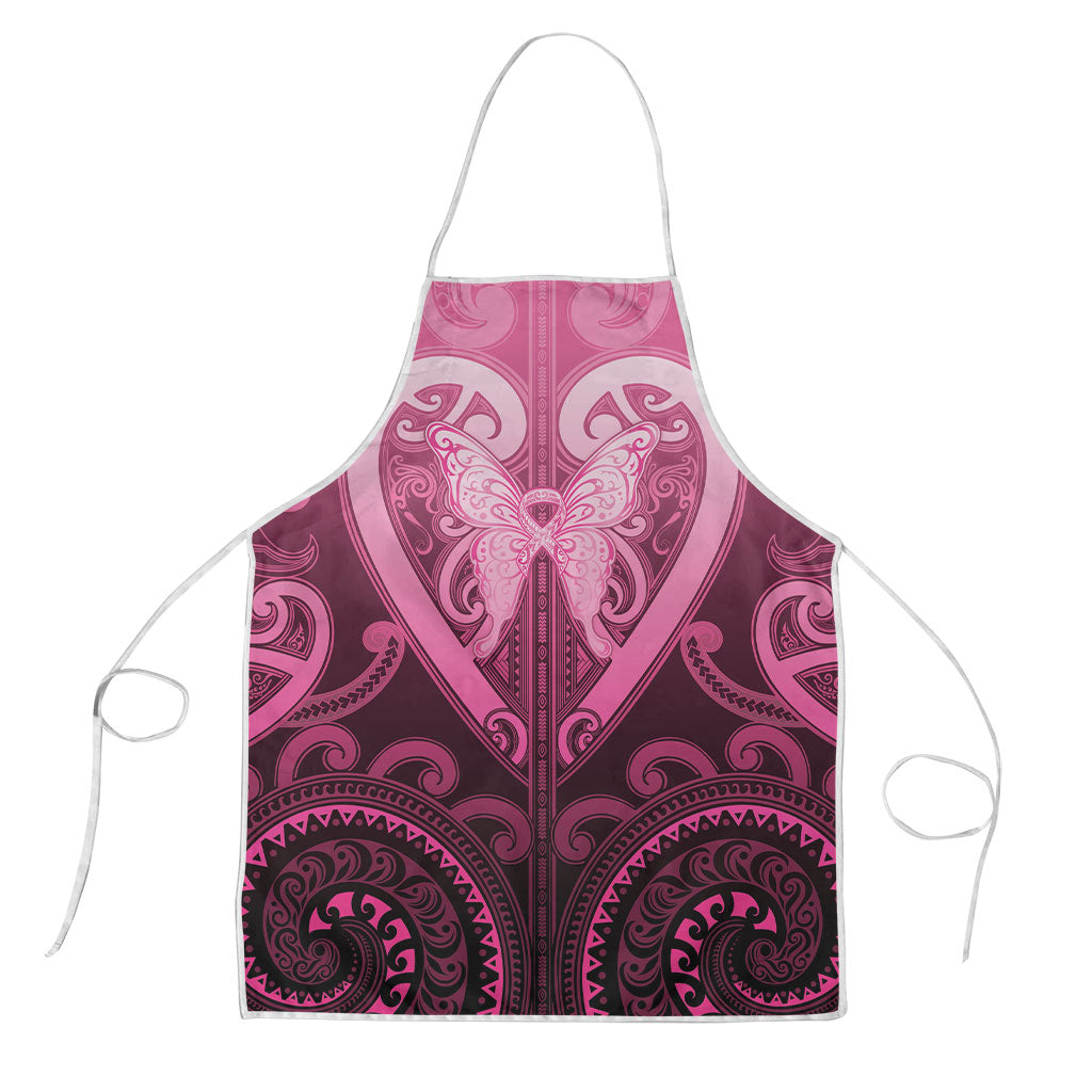 Aotearoa Breast Cancer Apron Maori Tribal Pattern