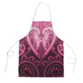 Aotearoa Breast Cancer Apron Maori Tribal Pattern