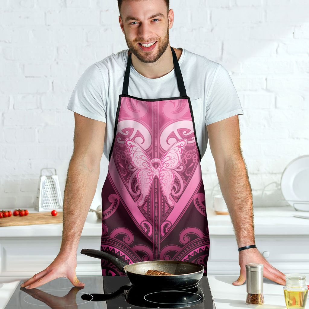 Aotearoa Breast Cancer Apron Maori Tribal Pattern