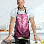Aotearoa Breast Cancer Apron Maori Tribal Pattern