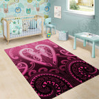 Aotearoa Breast Cancer Area Rug Maori Tribal Pattern