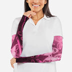 Aotearoa Breast Cancer Arm Sleeves Maori Tribal Pattern