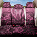 Aotearoa Breast Cancer Back Car Seat Cover Maori Tribal Pattern