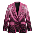 Aotearoa Breast Cancer Blazer Maori Tribal Pattern
