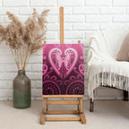Aotearoa Breast Cancer Canvas Wall Art Maori Tribal Pattern
