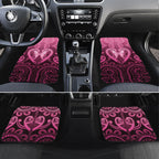 Aotearoa Breast Cancer Car Mats Maori Tribal Pattern