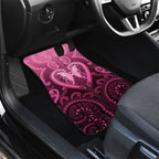 Aotearoa Breast Cancer Car Mats Maori Tribal Pattern
