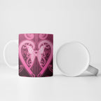 Aotearoa Breast Cancer Ceramic Mug Maori Tribal Pattern