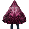 Aotearoa Breast Cancer Cloak Maori Tribal Pattern