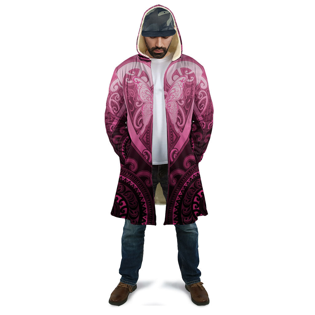 Aotearoa Breast Cancer Cloak Maori Tribal Pattern