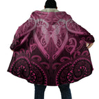 Aotearoa Breast Cancer Cloak Maori Tribal Pattern