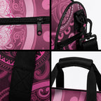 Aotearoa Breast Cancer Duffle Bag Maori Tribal Pattern
