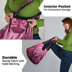 Aotearoa Breast Cancer Grocery Bag Maori Tribal Pattern