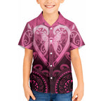 Aotearoa Breast Cancer Hawaiian Shirt Maori Tribal Pattern