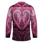 Aotearoa Breast Cancer Hockey Jersey Maori Tribal Pattern