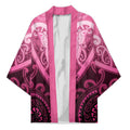 Aotearoa Breast Cancer Kimono Maori Tribal Pattern