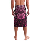 Aotearoa Breast Cancer Lavalava Maori Tribal Pattern
