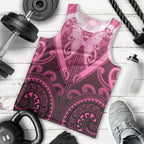 Aotearoa Breast Cancer Men Tank Top Maori Tribal Pattern
