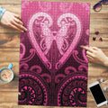 Aotearoa Breast Cancer Puzzle Maori Tribal Pattern