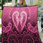 Aotearoa Breast Cancer Quilt Maori Tribal Pattern
