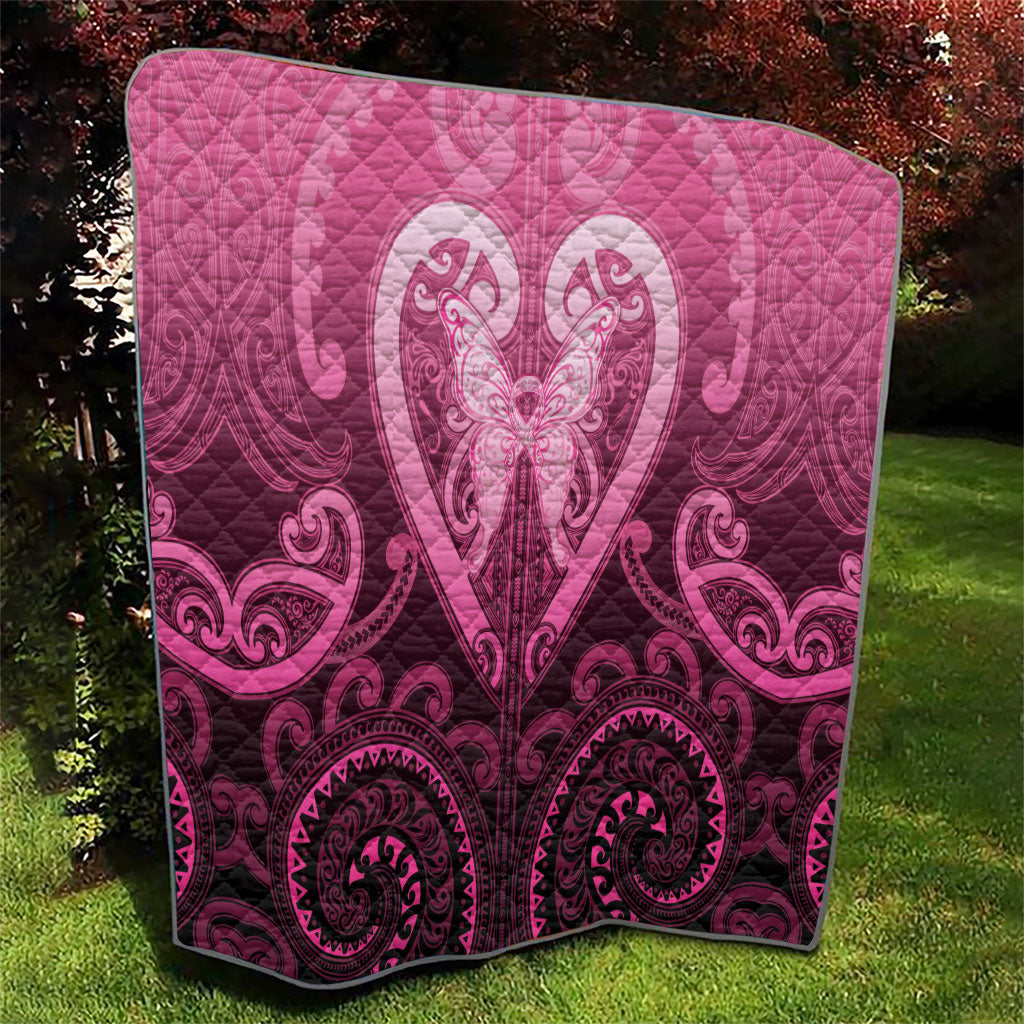 Aotearoa Breast Cancer Quilt Maori Tribal Pattern
