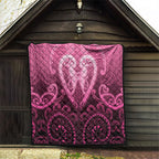Aotearoa Breast Cancer Quilt Maori Tribal Pattern