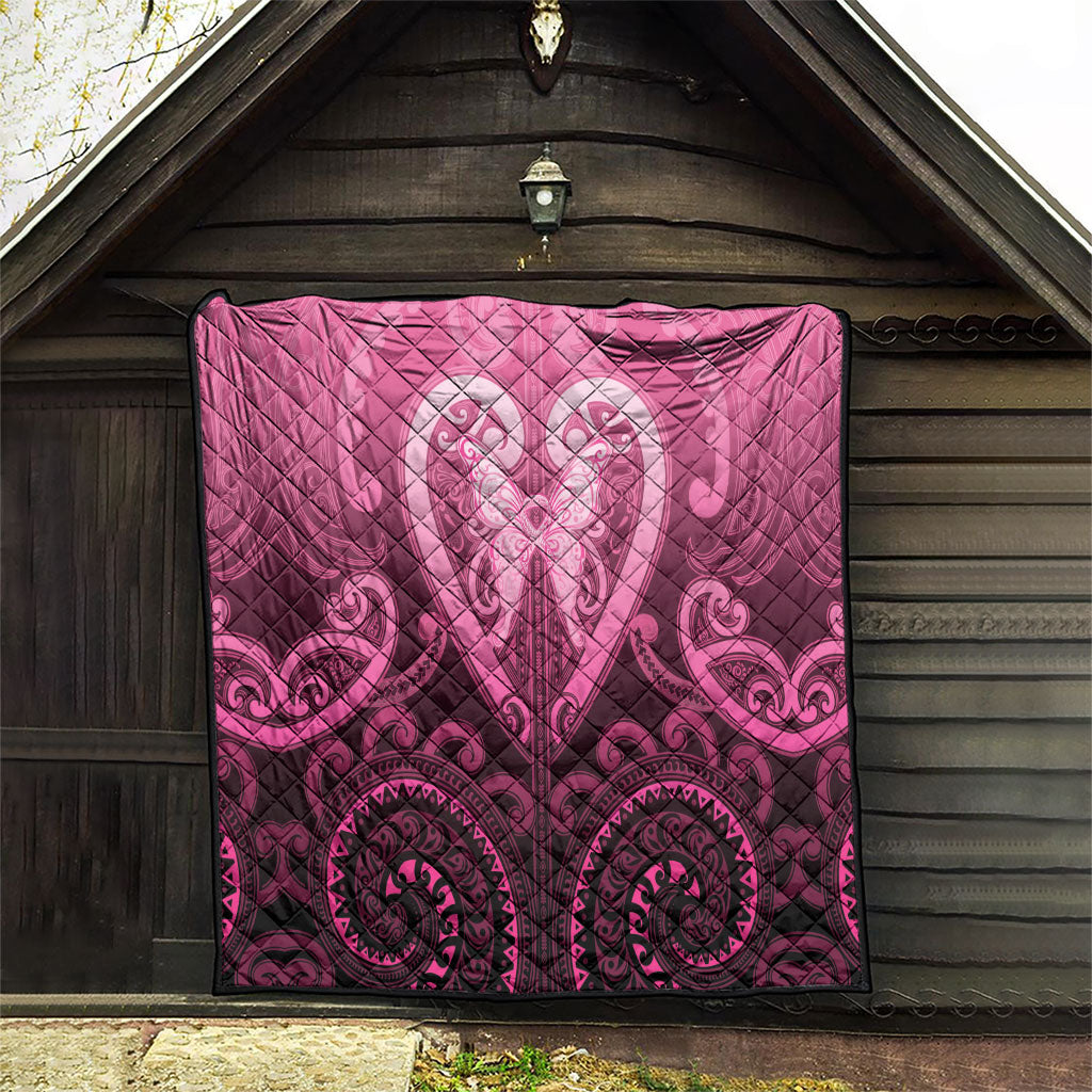 Aotearoa Breast Cancer Quilt Maori Tribal Pattern