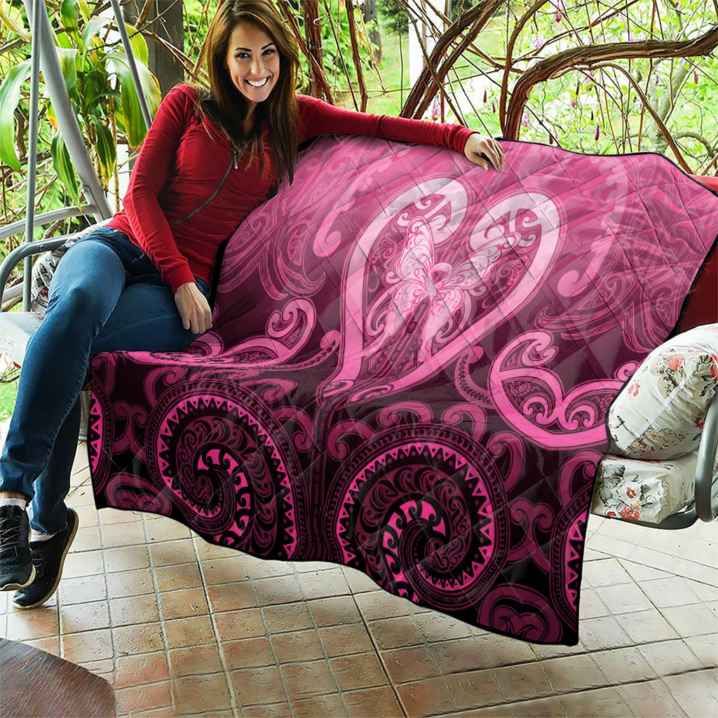 Aotearoa Breast Cancer Quilt Maori Tribal Pattern