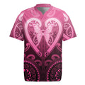 Aotearoa Breast Cancer Rugby Jersey Maori Tribal Pattern