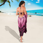 Aotearoa Breast Cancer Sarong Maori Tribal Pattern