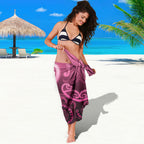 Aotearoa Breast Cancer Sarong Maori Tribal Pattern