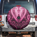 Aotearoa Breast Cancer Spare Tire Cover Maori Tribal Pattern