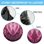 Aotearoa Breast Cancer Spare Tire Cover Maori Tribal Pattern