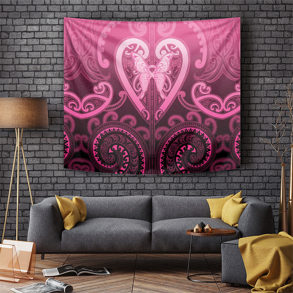 Aotearoa Breast Cancer Tapestry Maori Tribal Pattern