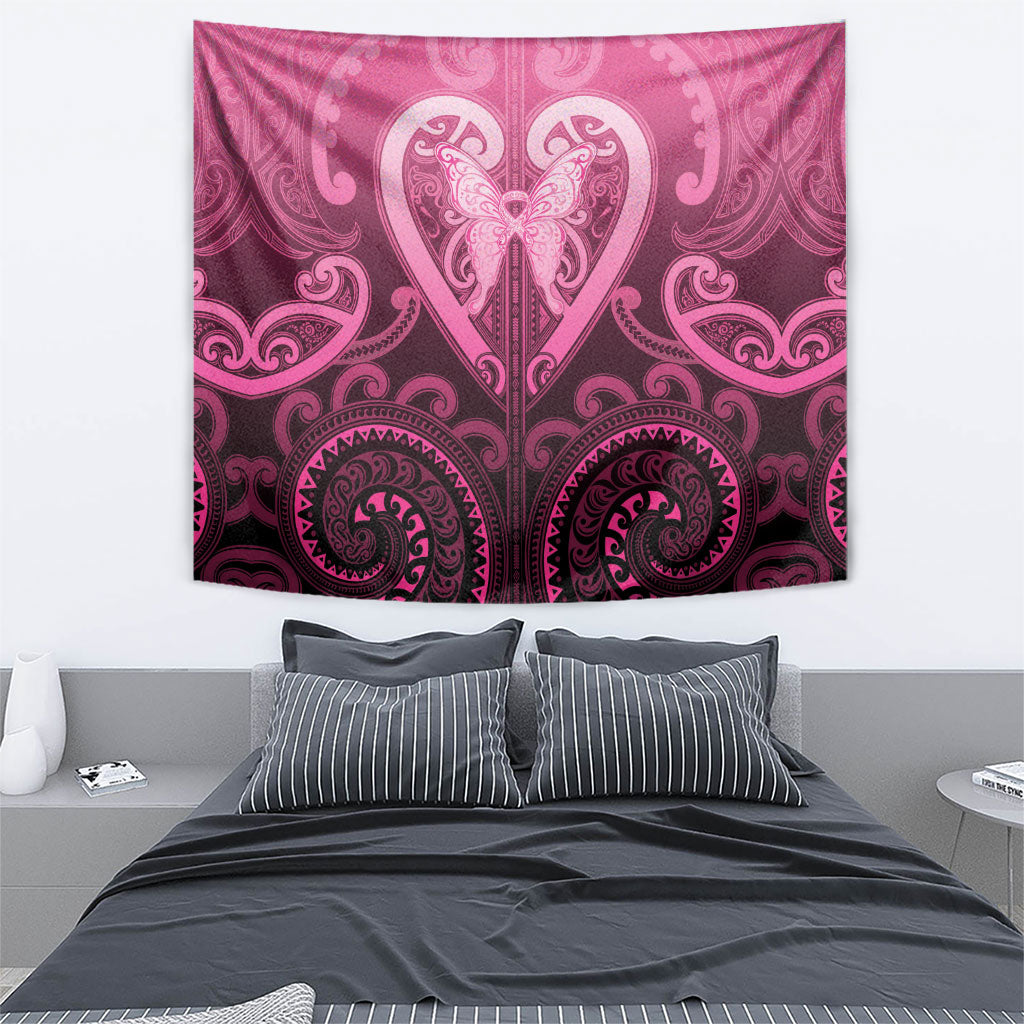 Aotearoa Breast Cancer Tapestry Maori Tribal Pattern