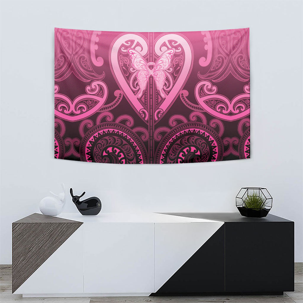 Aotearoa Breast Cancer Tapestry Maori Tribal Pattern