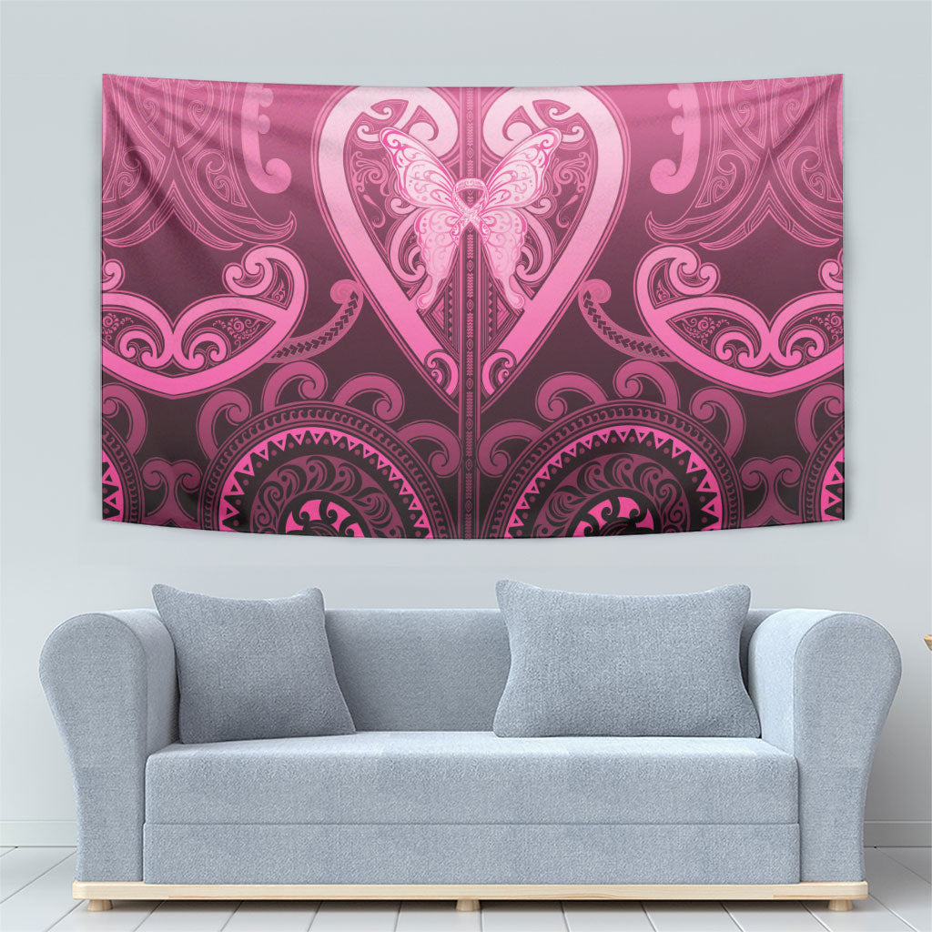 Aotearoa Breast Cancer Tapestry Maori Tribal Pattern