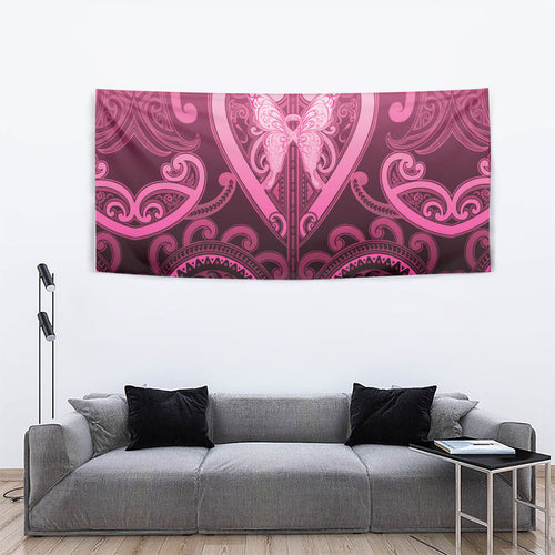 Aotearoa Breast Cancer Tapestry Maori Tribal Pattern