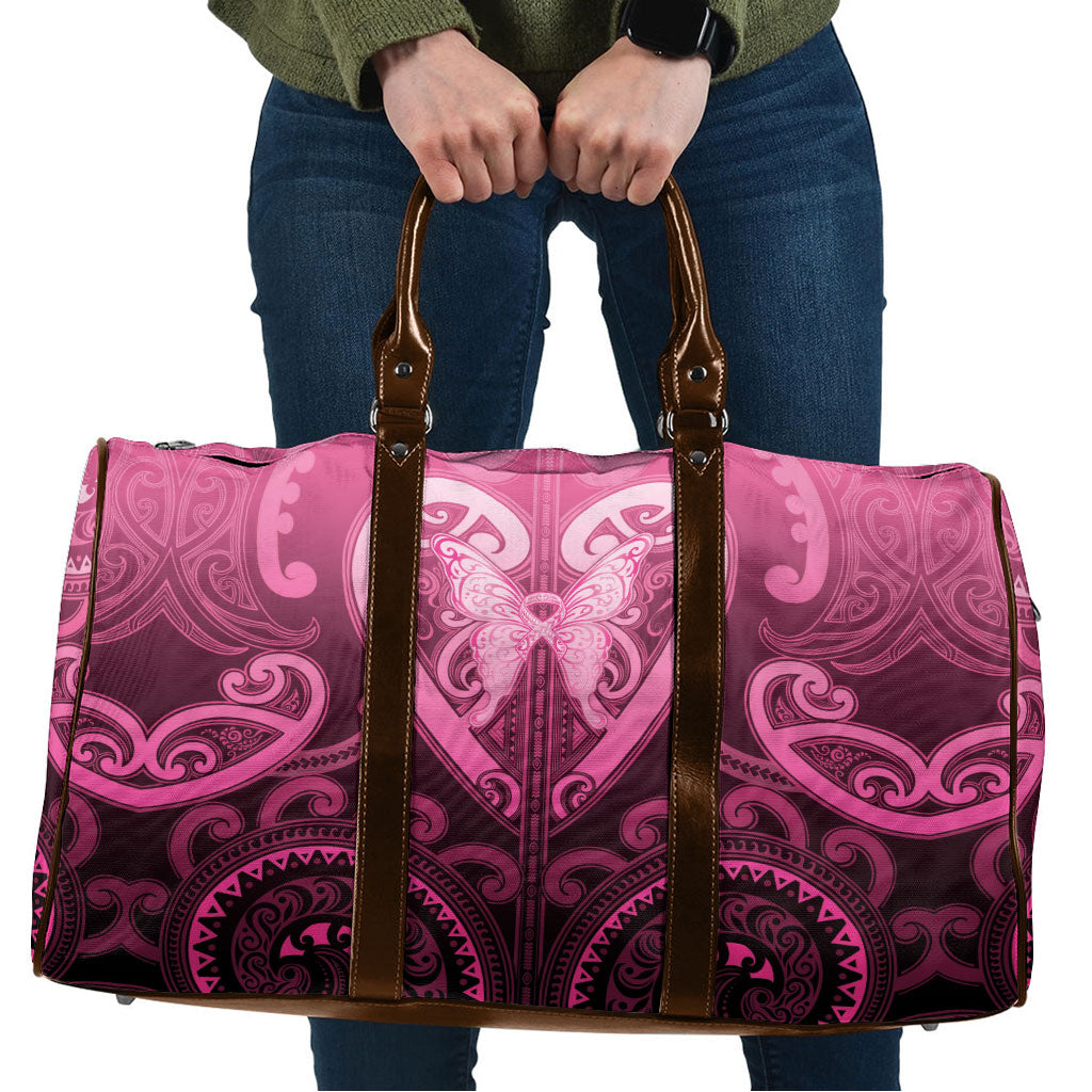 Aotearoa Breast Cancer Travel Bag Maori Tribal Pattern