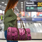 Aotearoa Breast Cancer Travel Bag Maori Tribal Pattern