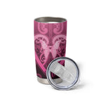 Aotearoa Breast Cancer Tumbler Cup Maori Tribal Pattern