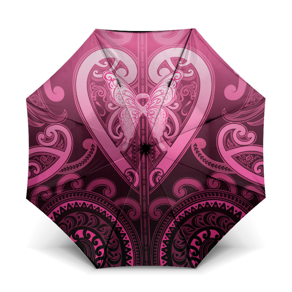 Aotearoa Breast Cancer Umbrella Maori Tribal Pattern