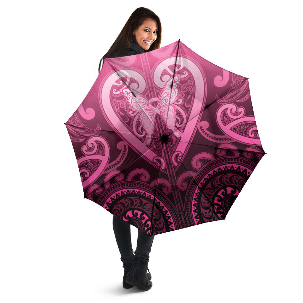 Aotearoa Breast Cancer Umbrella Maori Tribal Pattern