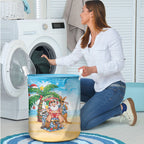 Aussie Christmas Laundry Basket Santa Summer Vibes