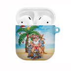 Aussie Christmas AirPods Case Santa Summer Vibes