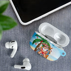 Aussie Christmas AirPods Case Santa Summer Vibes