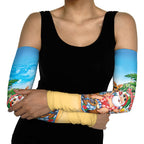 Aussie Christmas Arm Sleeves Santa Summer Vibes