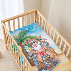 Aussie Christmas Baby Bed Cover Santa Summer Vibes