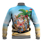 Aussie Christmas Baseball Jacket Santa Summer Vibes