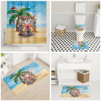 Aussie Christmas Bathroom Set Santa Summer Vibes